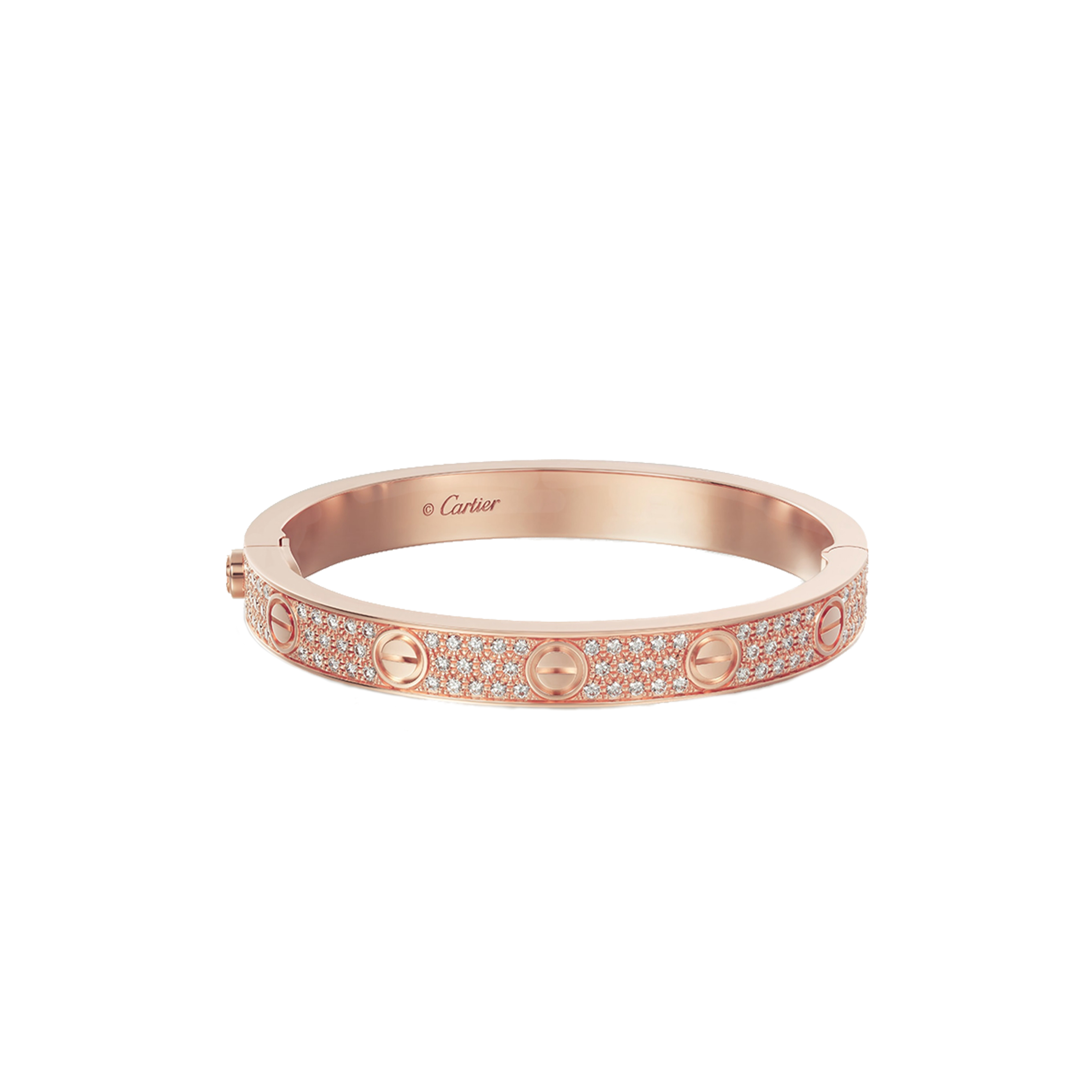 CARTIER  LOVE BRACELET, DIAMOND-PAVED N6036917